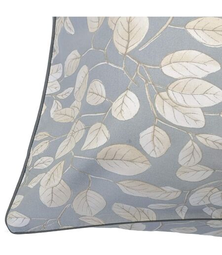 Taie d'oreiller percale de coton LISON GRIS