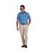 Chemise Manches Courtes Motif/style Palmier Bali Homme Bleu Ciel Raging Bull-1