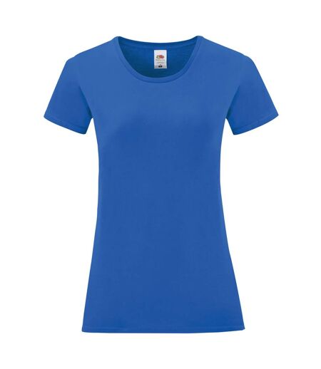 Fruit Of The Loom Womens/Ladies Iconic T-Shirt (Royal Blue) - UTPC3400