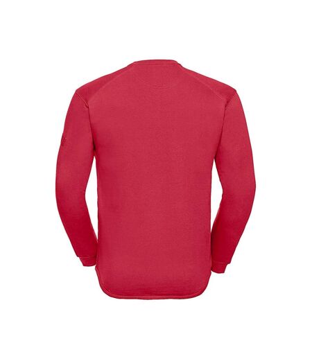 Sweat Travail Homme Rouge Classique Russell Collection