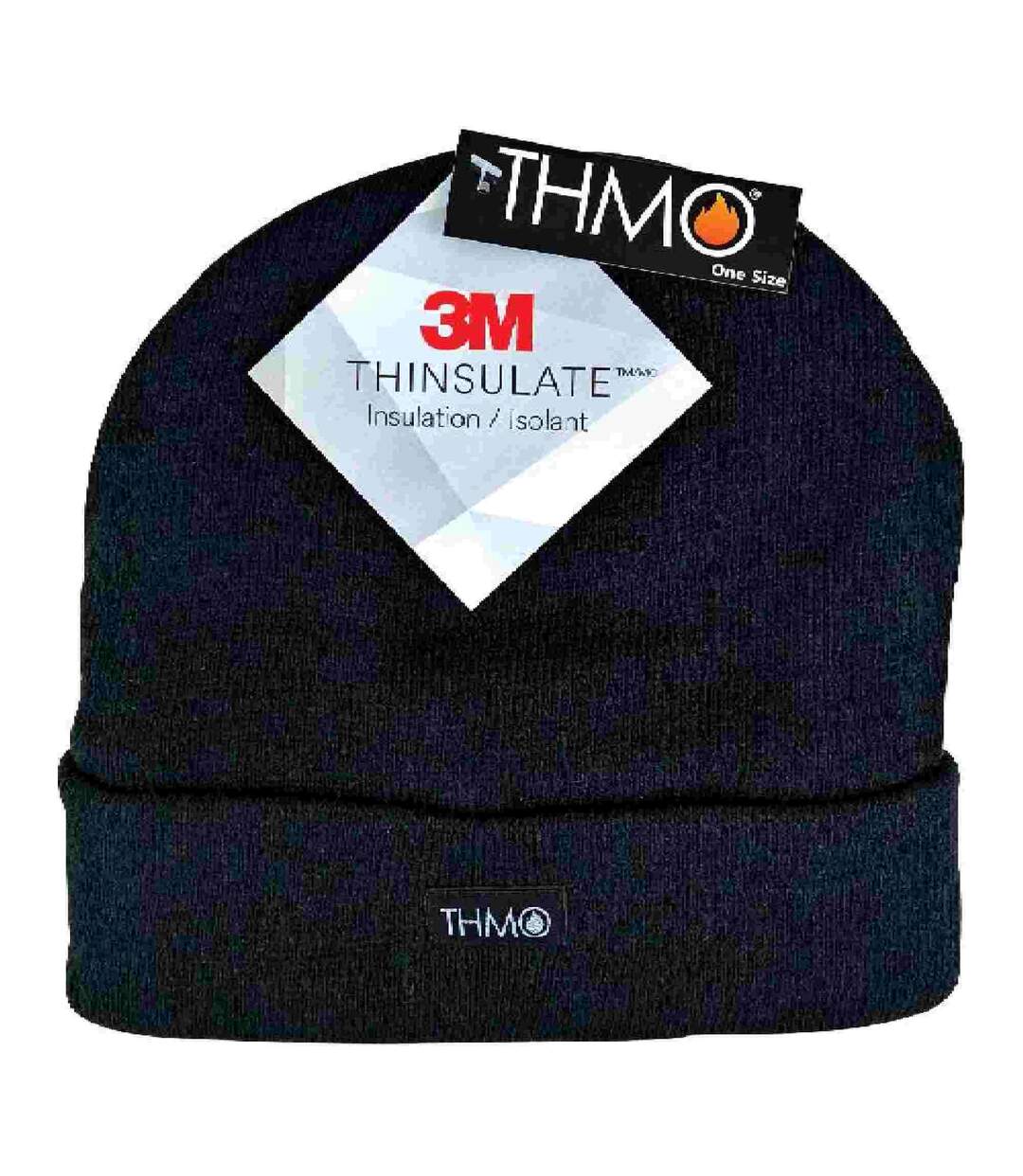Mens Outdoor Thermal Knitted 40g 3M Thinsulate Lined Beanie Hat-2