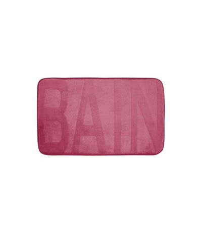Tapis de Bain Microfibre Relief 45x75cm Framboise