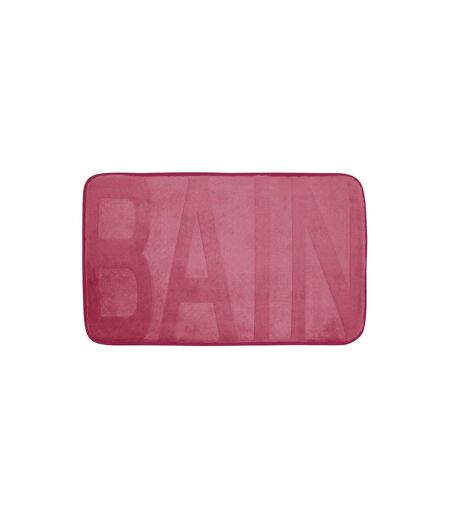 Tapis de Bain Microfibre Relief 45x75cm Framboise