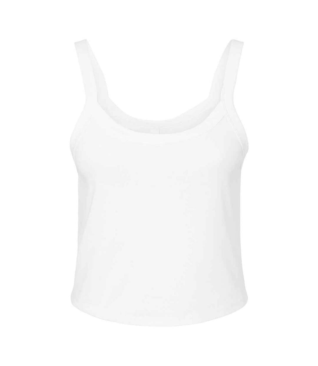 Débardeur Femme Blanc Uni Mélange Bella + Canvas-1