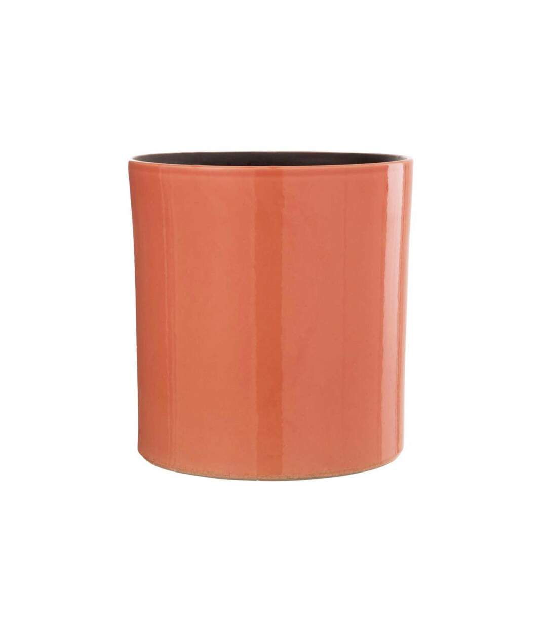Cache-Pot en Céramique Design Flek 25cm Orange-1