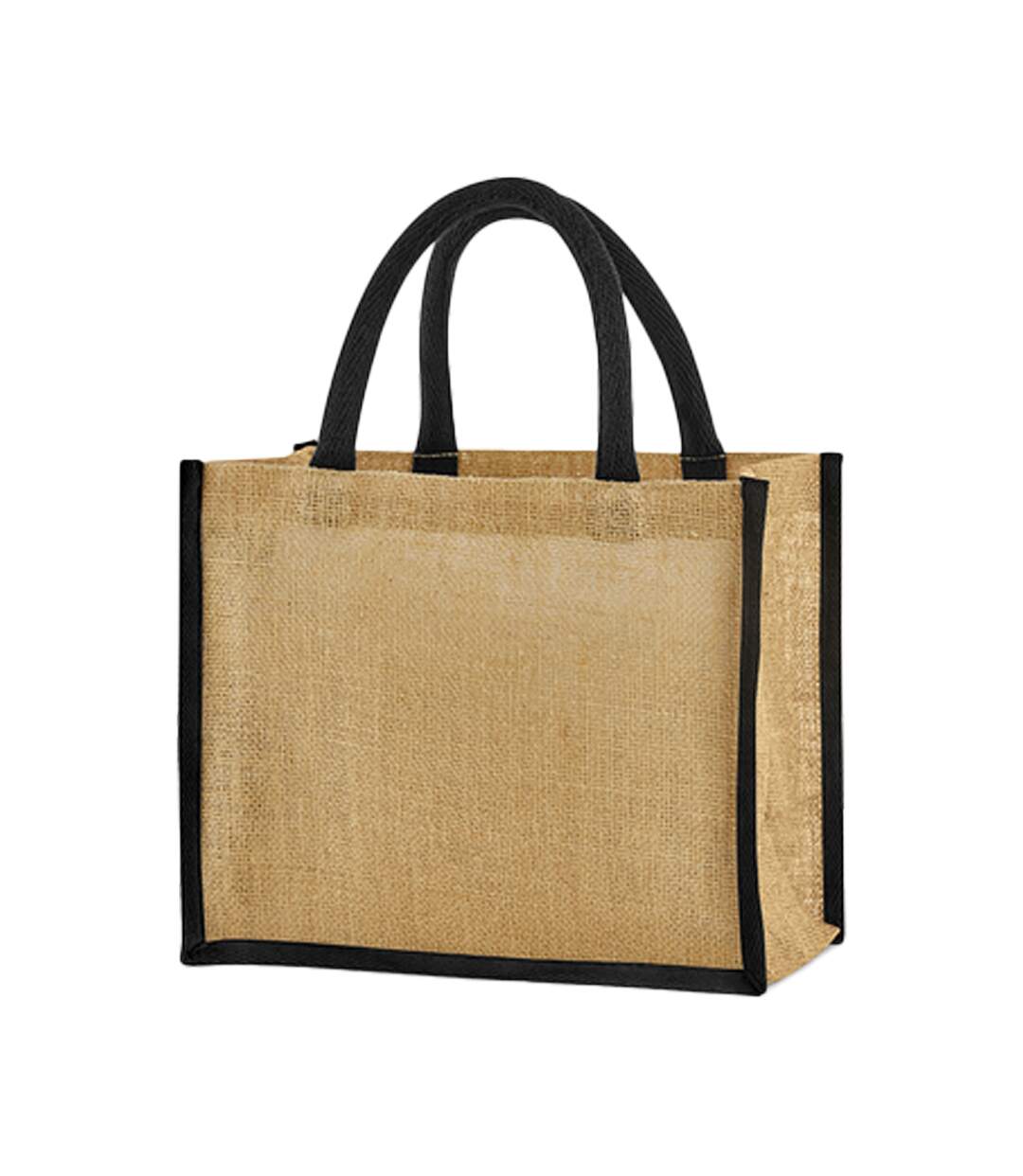 Tote Bag Motif/style Mi-longue Taille Unique Beige Pâle Noir Westford Mill-2