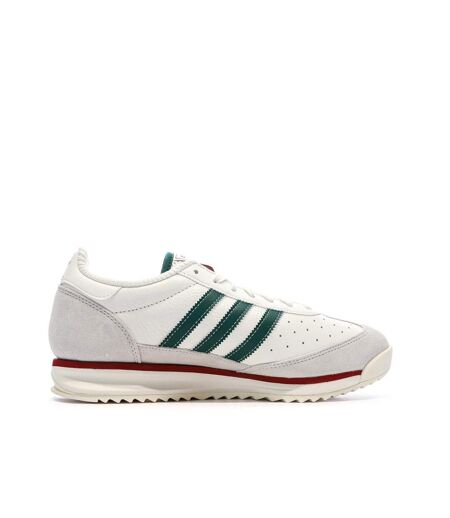 Baskets vertes/blanches/bordeaux homme adidas sl 72