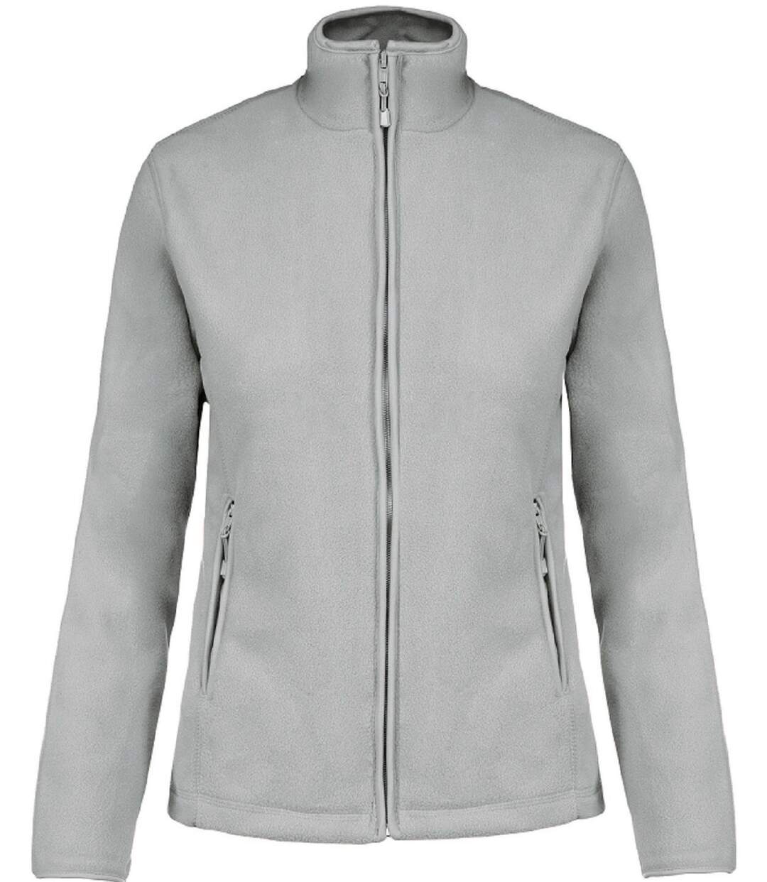 Veste micropolaire zippée - Femme - K907 - gris snow-2