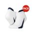 Pack Of 3  Mens Sports Socks  White Navy Spiro-1