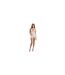 Ensemble Lingerie Motif/style Lacets Femme Blanc Cassé Cerise Skims-1