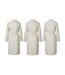 OZABI Chemise de Nuit Femme Pack de 3, Coton, Col Chemise Boutonné-3