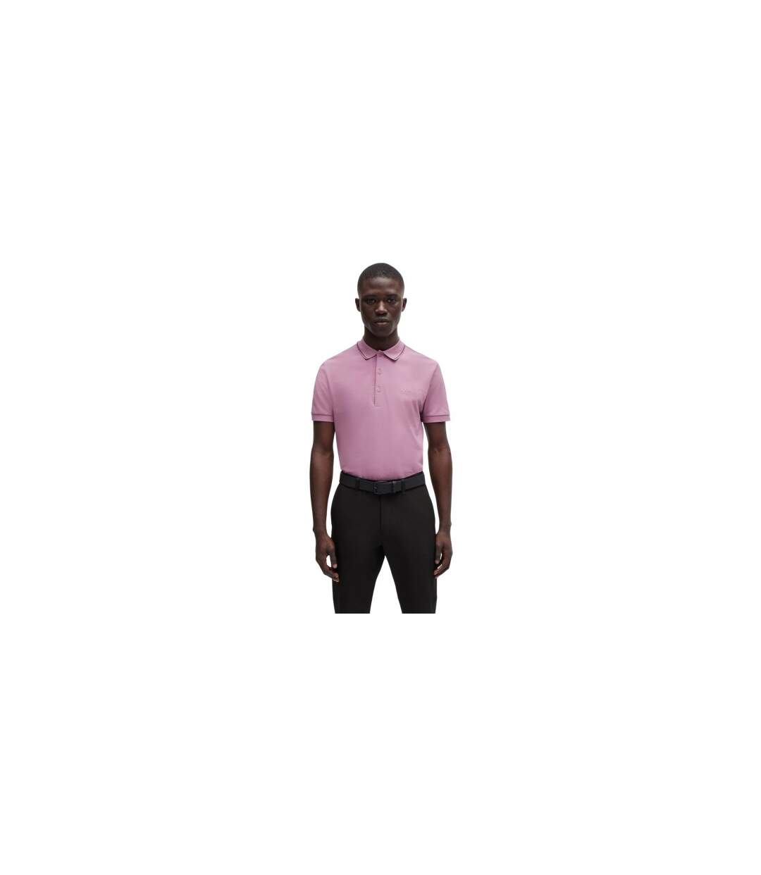Polo Paule Homme Violet Clair Boss-1