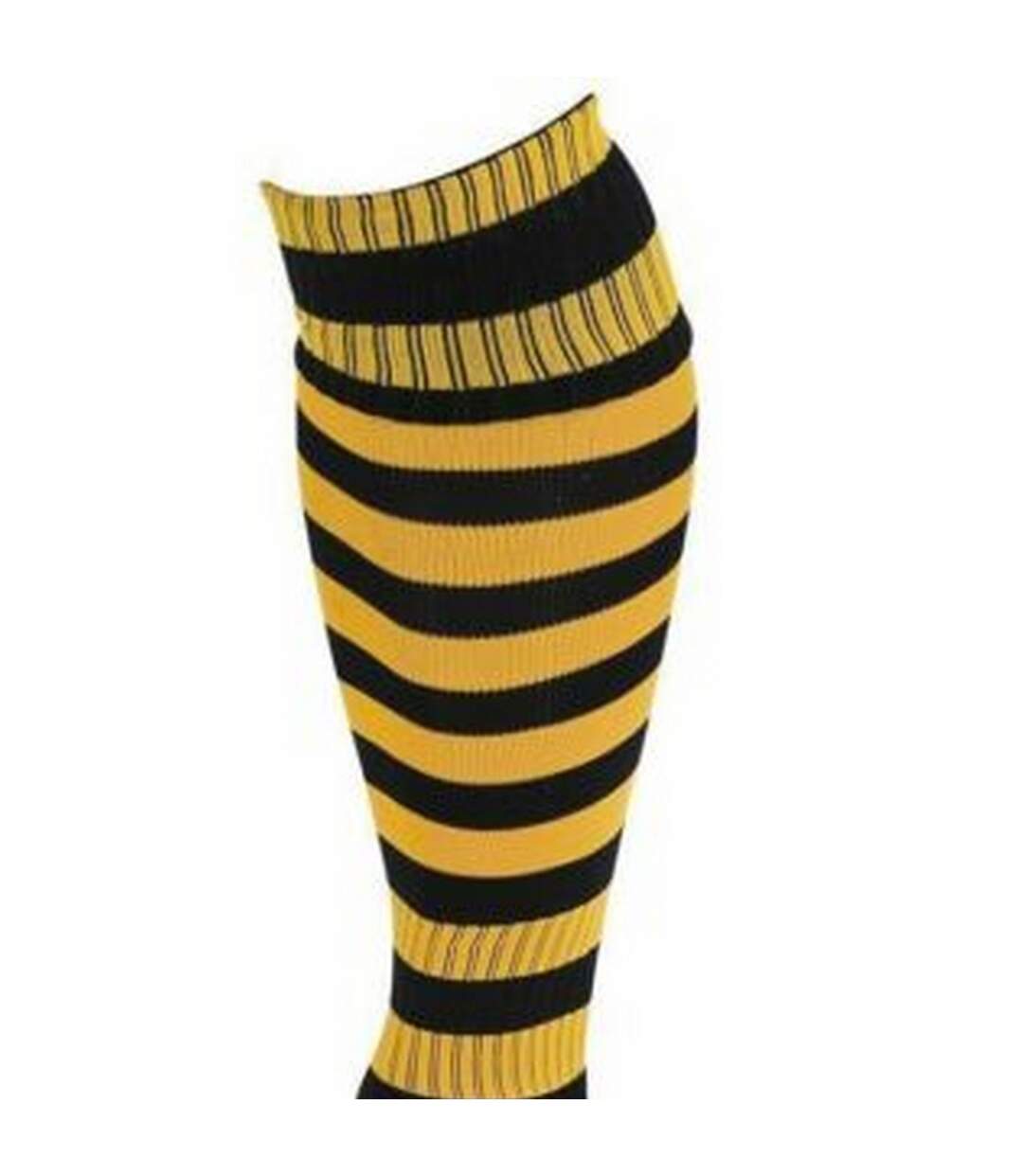 Unisex adult pro hooped football socks black/amber glow Precision-2