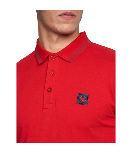 Polo feltar homme rouge Duck and Cover Duck and Cover