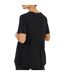 Womens/ladies Swing Smock Panel T-shirt Dress Black Brave Soul-3