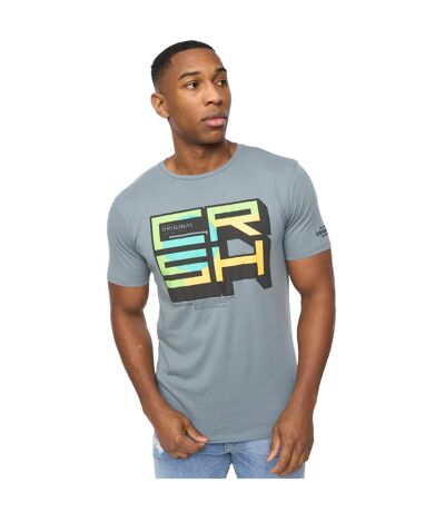 Mens boxvibe t-shirt blue Crosshatch