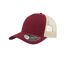 Casquette style trucker rapper mixte bordeaux / beige gris Atlantis