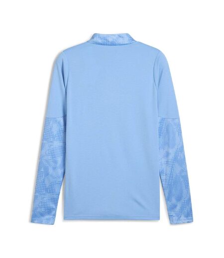 Sweat d'entraînement bleu homme puma teamcup training 1/4
