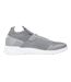 Mens Extreme Leather Low Cut Trainers Light Grey Boss-1