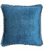 Riva Home Astbury Fringed Square Cushion Cover (Teal) - UTRV1139