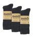 6 Pairs Mens Plain Coloured Cotton Rich Ribbed Dress Socks-2