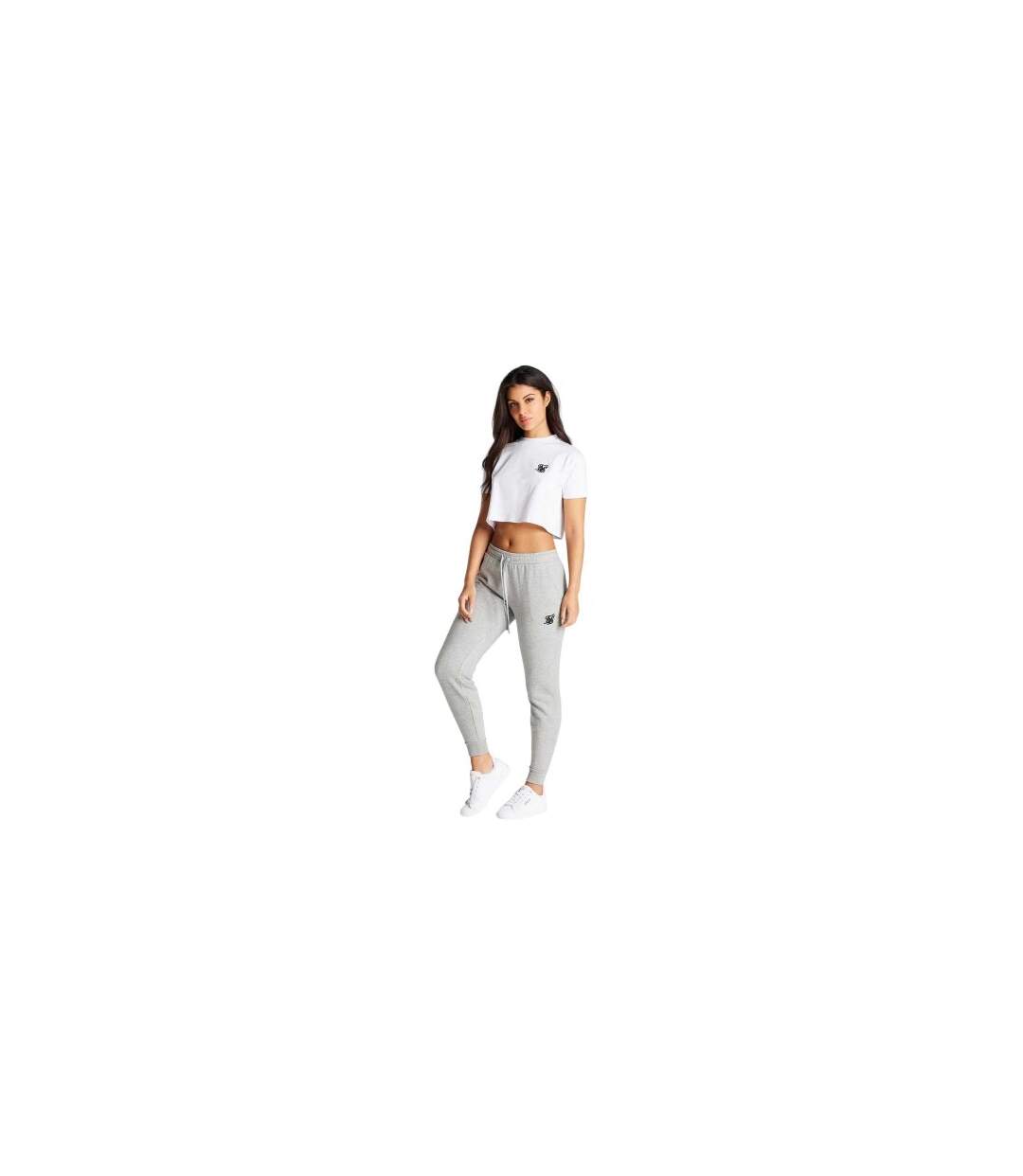 T-shirt Court Core Femme Blanc SikSilk-1