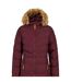 Doudoune Longue Audrey Femme Bordeaux Trespass-3
