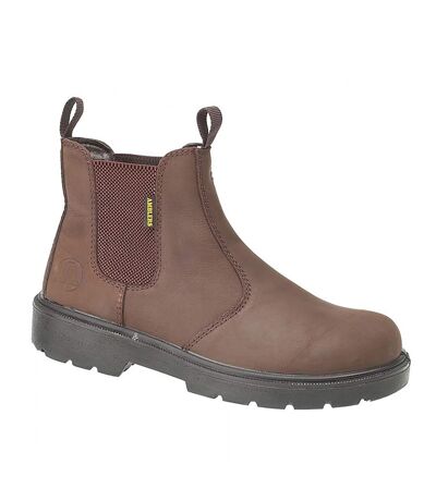 Amblers Steel Boot / Womens Ladies Boots (Brown) - UTFS851