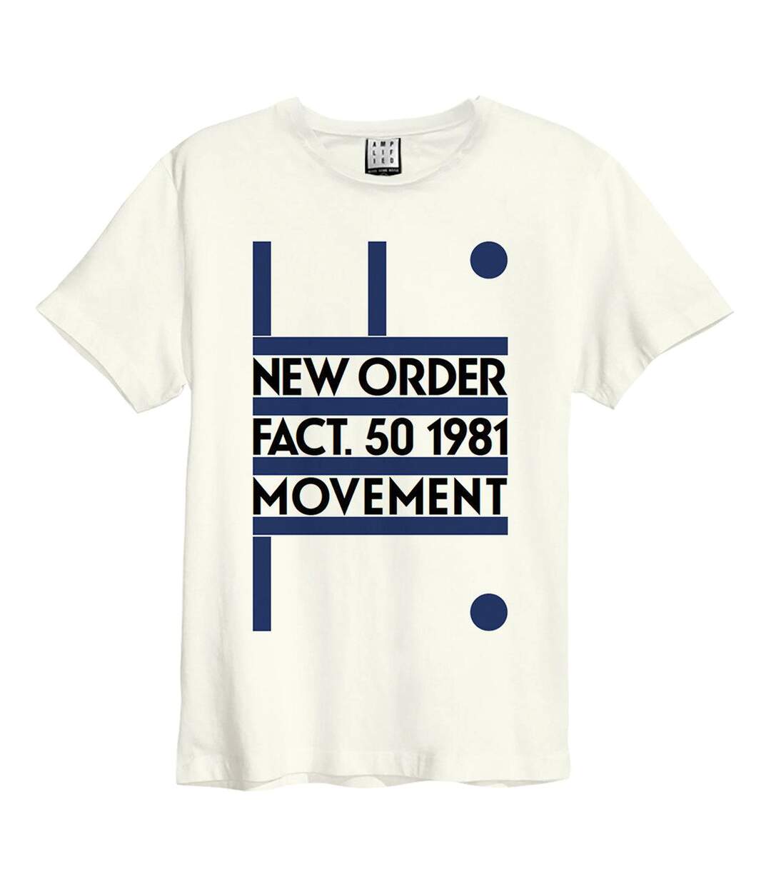 T-shirt movement adulte blanc Amplified