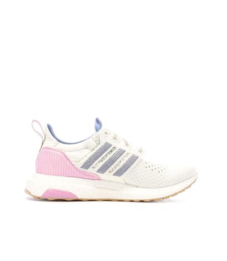 Chaussures de running blanches/bleu femme adidas ultraboost
