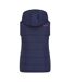 Womens/ladies Contrast Lining Gilet Marine Lazy Jacks-2