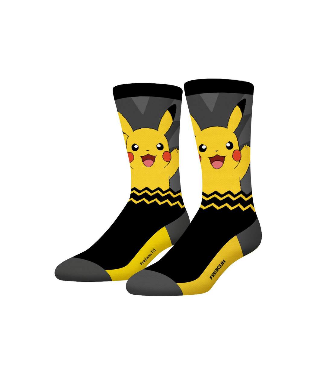 Lot de 4 paires de chaussettes Homme Pokémon Pikachu Freegun