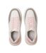 Womens/ladies Ari Casual Platform Trainers White Grey Pink Kappa-3
