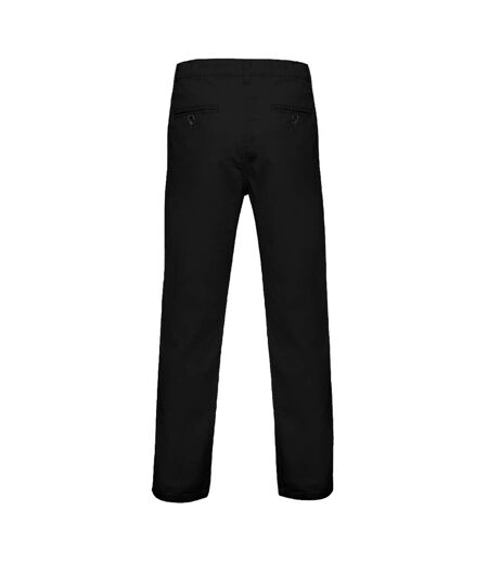 Asquith & Fox Mens Classic Casual Chinos/Trousers (Black) - UTRW3473