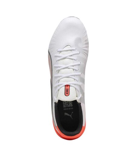 Mens King Match Firm Ground Football Boots White Red Puma