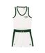 Combishort Roland Garros Edition Femme Crème Vert Lacoste-1