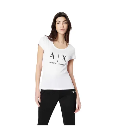 T-shirt Femme Blanc Armani Exchange