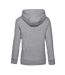 Sweat À Capuche Queen Adulte Gris Chiné B&C-2