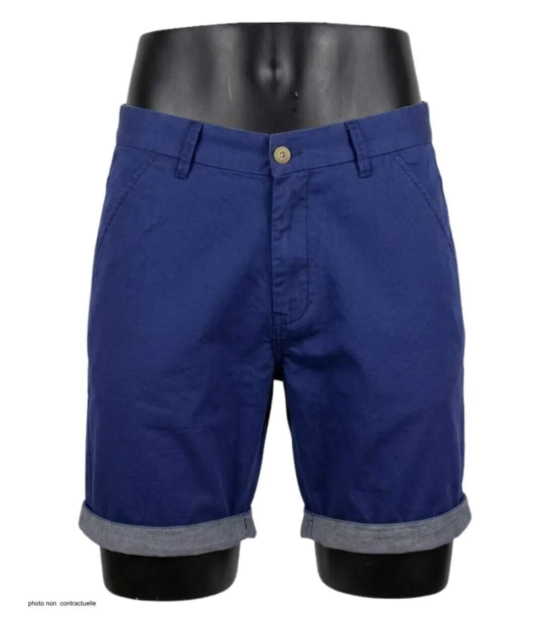 CHALLENGER L2102B Bermuda en coton twill pour un style estival chic et intemporel-3