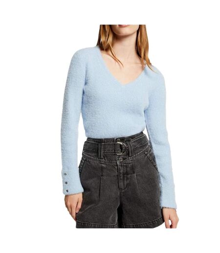 Pull bleu clair femme morgan moove