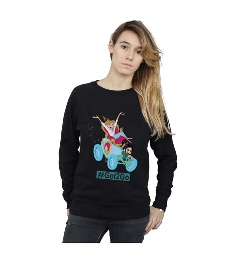 Disney - Sweat WRECK IT RALPH CINDERELLA AND VANELLOPE - Femme (Noir) - UTBI43140