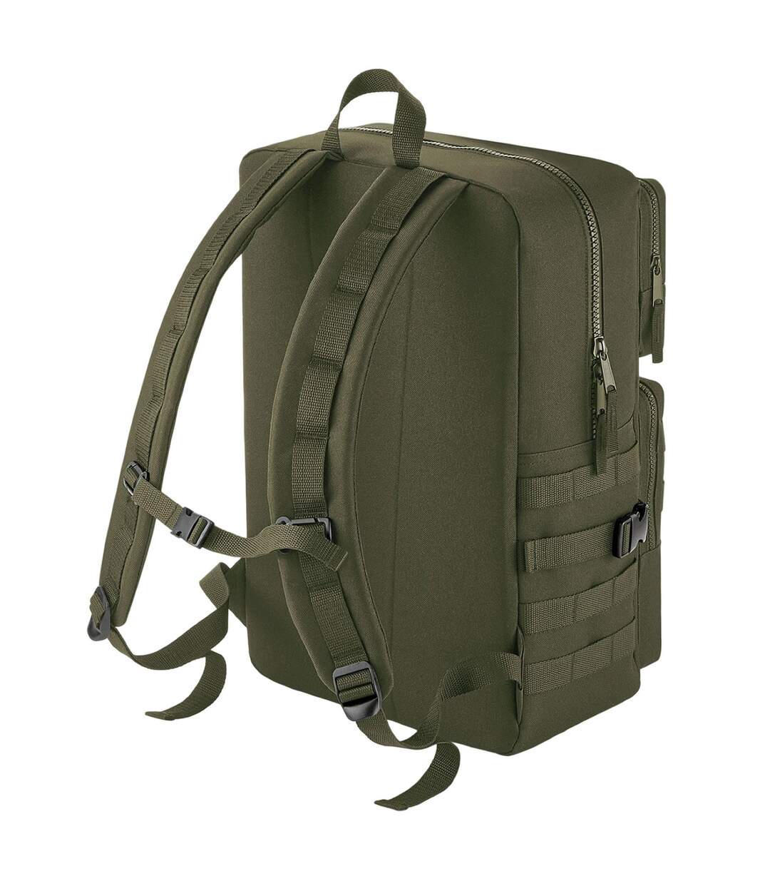 Sac À Dos Molle Tactical Taille Unique Vert Kaki Bagbase-3