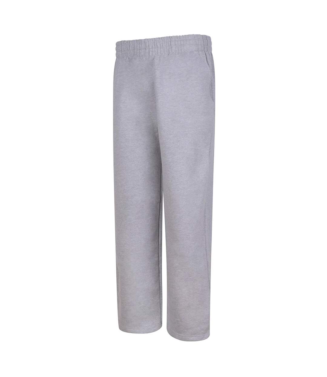 Pantalon De Jogging Signature Homme Gris Chiné Awdis-3