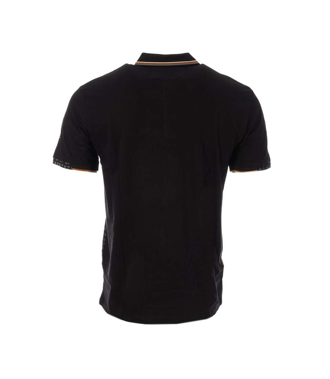 Polo Noir Homme RMS26 91185 - 3XL