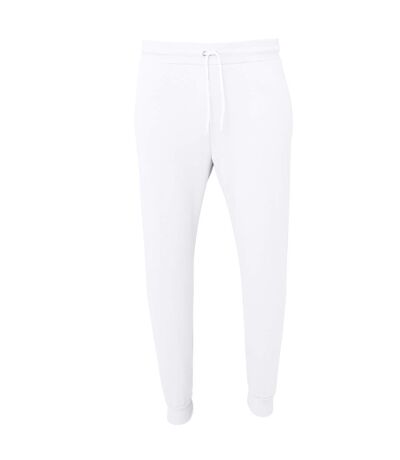 Pantalon de jogging unisexe blanc Bella + Canvas