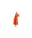 Robe Mi-longue Femme Orange AX Paris-1