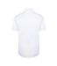 Modern chemise oxford à manches courtes homme blanc Henbury-2