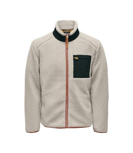 Veste sherpa écru homme only & sons dallas