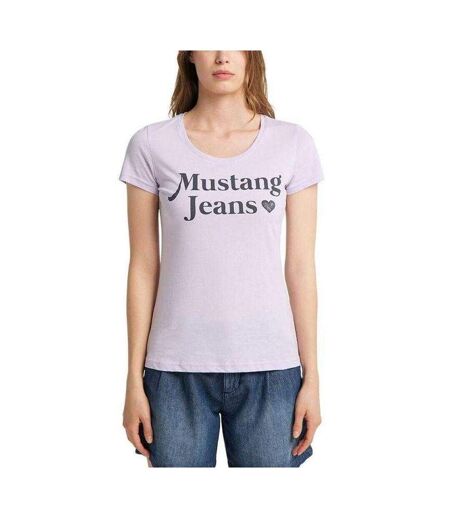 T-shirt Alexia Femme Violet Clair Mustang