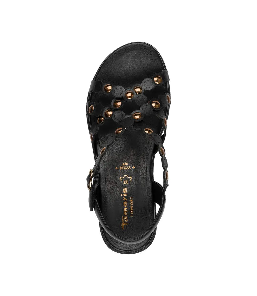 Sandales Cuir Compensées Tamaris Comfort-5